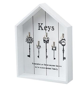 Home wall decoration handmade key wooden hook storage box multipurpose  keys hanging  for clothes  stand WJ111529