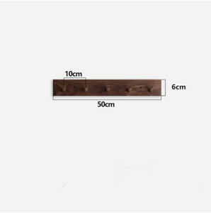 Nordic Style Solid Wood Hook Door Hanger Wall Hanging Rack Decorative Coat Key Storage Hooks Beech Wood